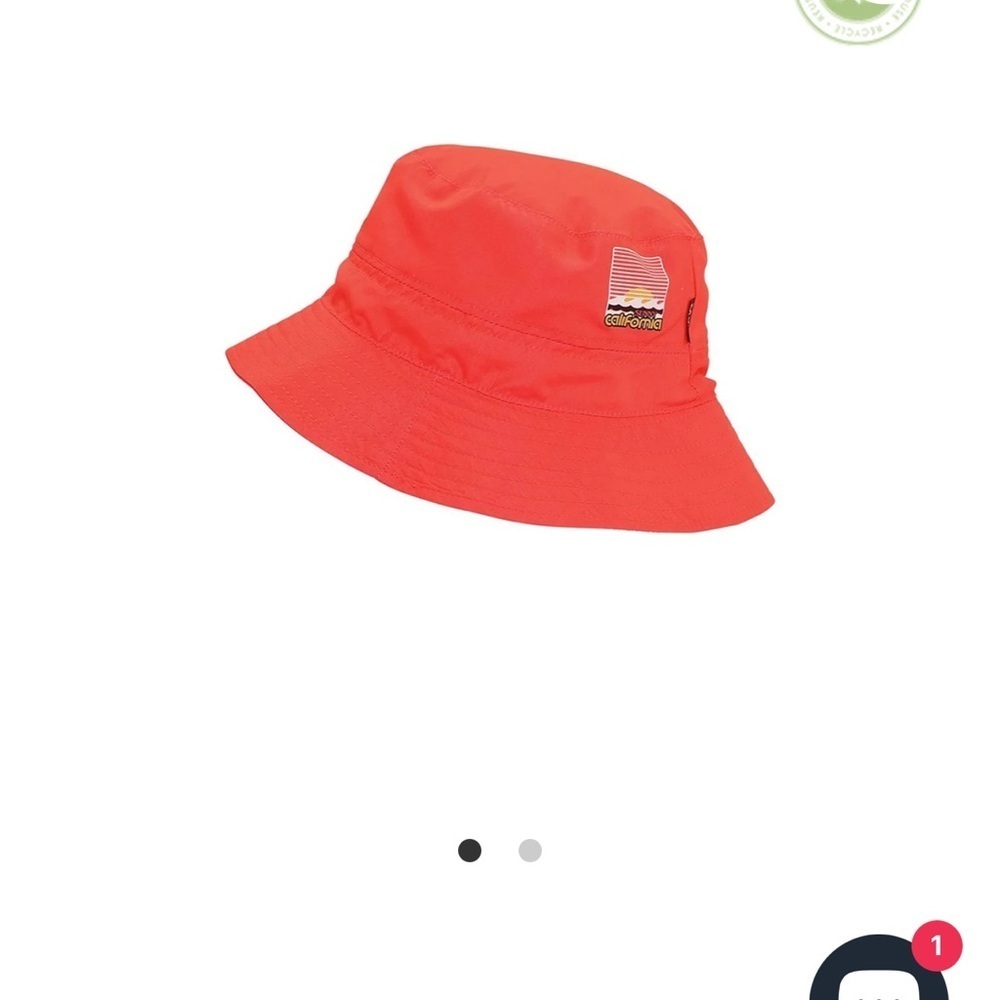 Molo Kids Coral Red Bucket Hat